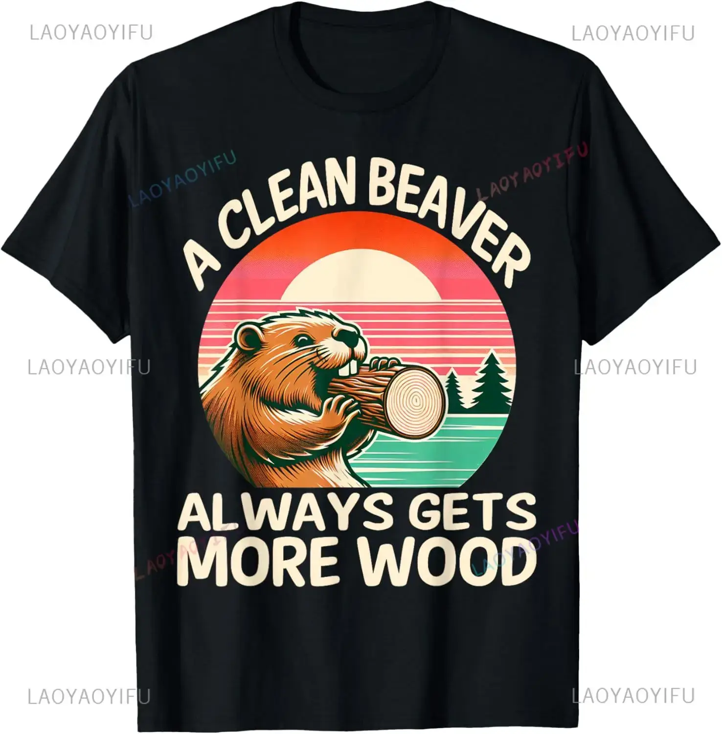Streetwear Brand T Shirt - Футболка A Clean Beaver Always Gets