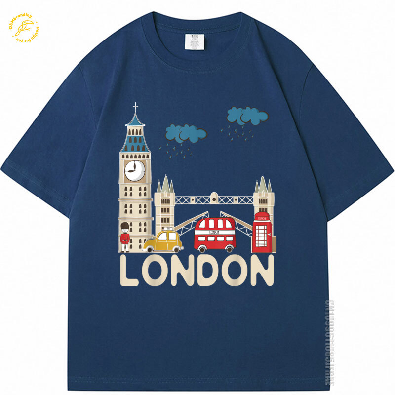 Streetwear Brand Sale - Футболка Rainy London, милая сувенирная футболка
