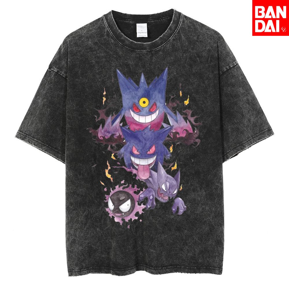 Мужская футболка Pokemon Gastl – обзор и цена Streetwear Brand T Shirt