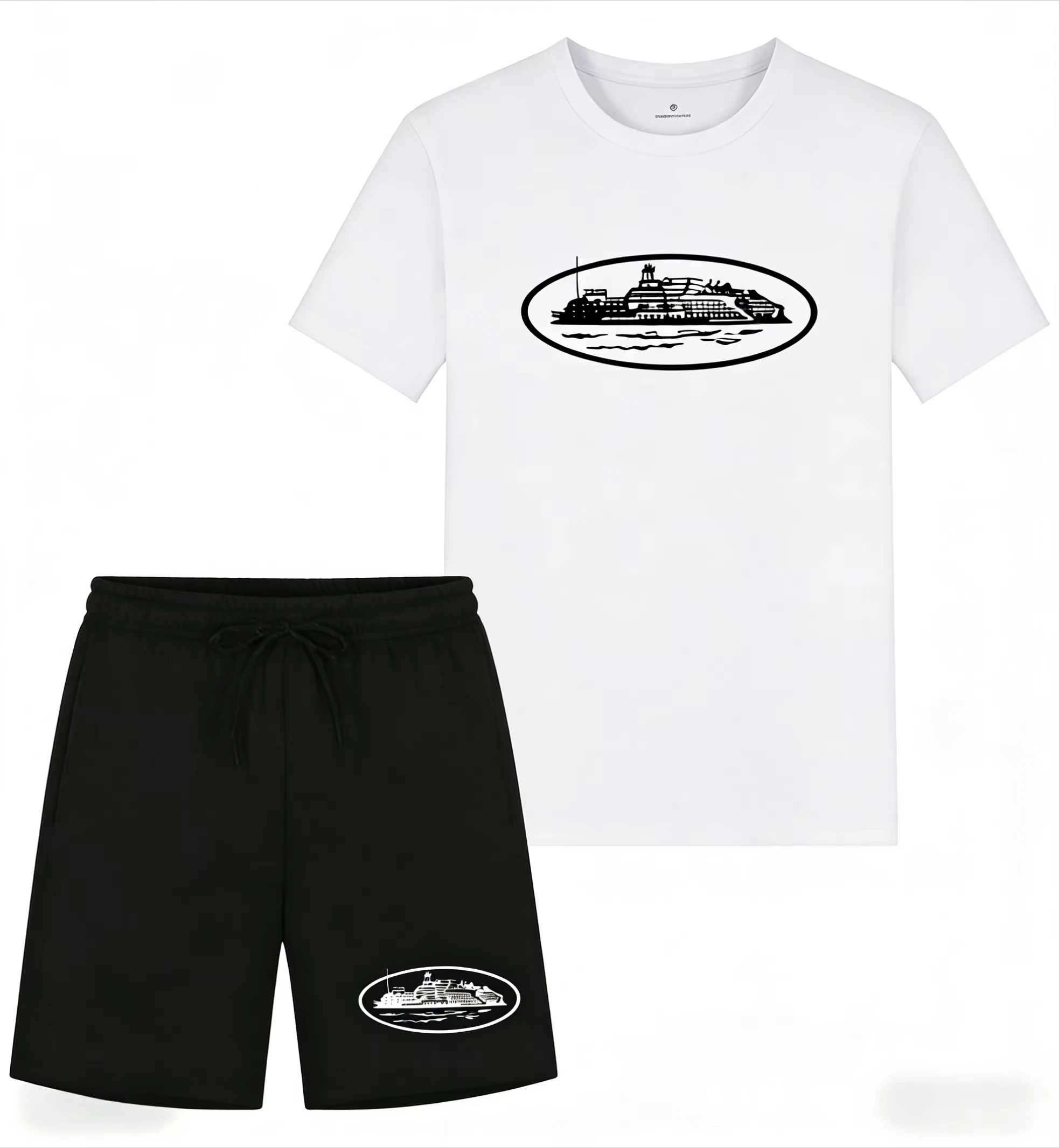 Летний новый комплект 2026: фу – обзор и цена Streetwear Brand T Shirt